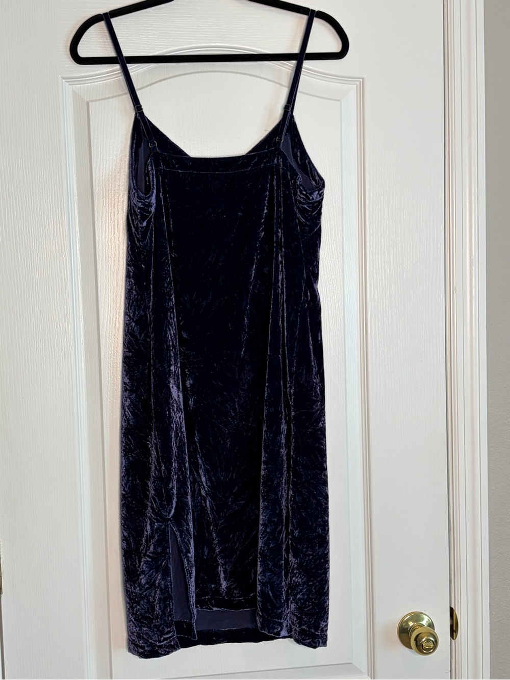 Anthropologie Shania Velvet Slip Dress - Saphire Purple - Picture 6 of 6
